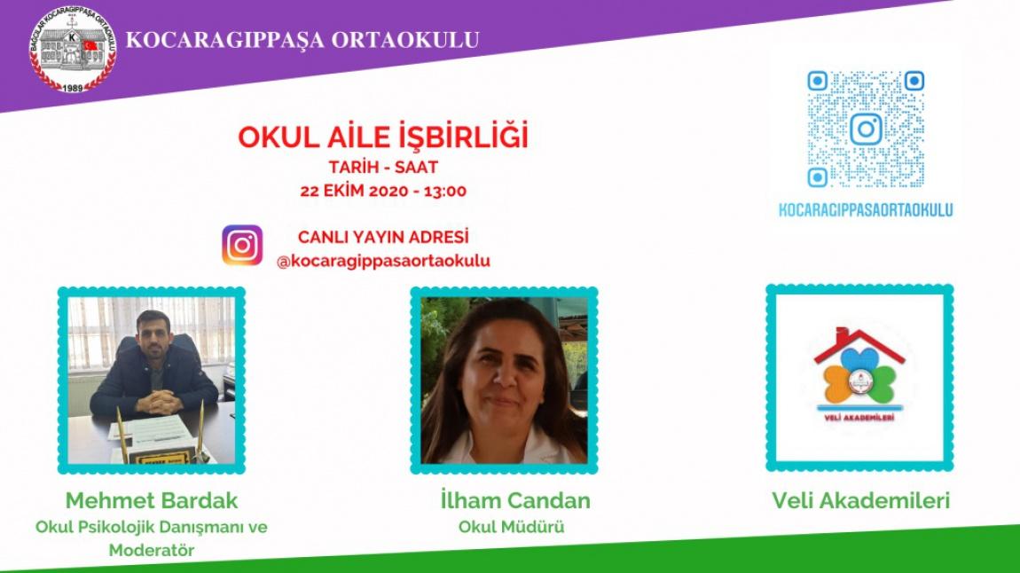 Okul Aile Isbirligi Konulu Instagram Canli Yayini Hatirlatma Kocaragippasa Ortaokulu